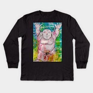 Buddha Dude Kids Long Sleeve T-Shirt